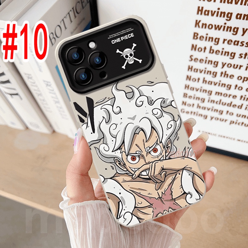 Ốp lưng OPPO Reno 10 Pro 8T 4G 5G 8 7 8Z 7Z 6 5Z 5F 5 Lite 4F 4 2F 2Z A94 A93 A74 A95 New Straight edge Fine hole Large window Cartoon One Piece Gear Fifth: Sun God Nika Monkey D Luffy anime Shockproof Soft Phoone Case DSC 09