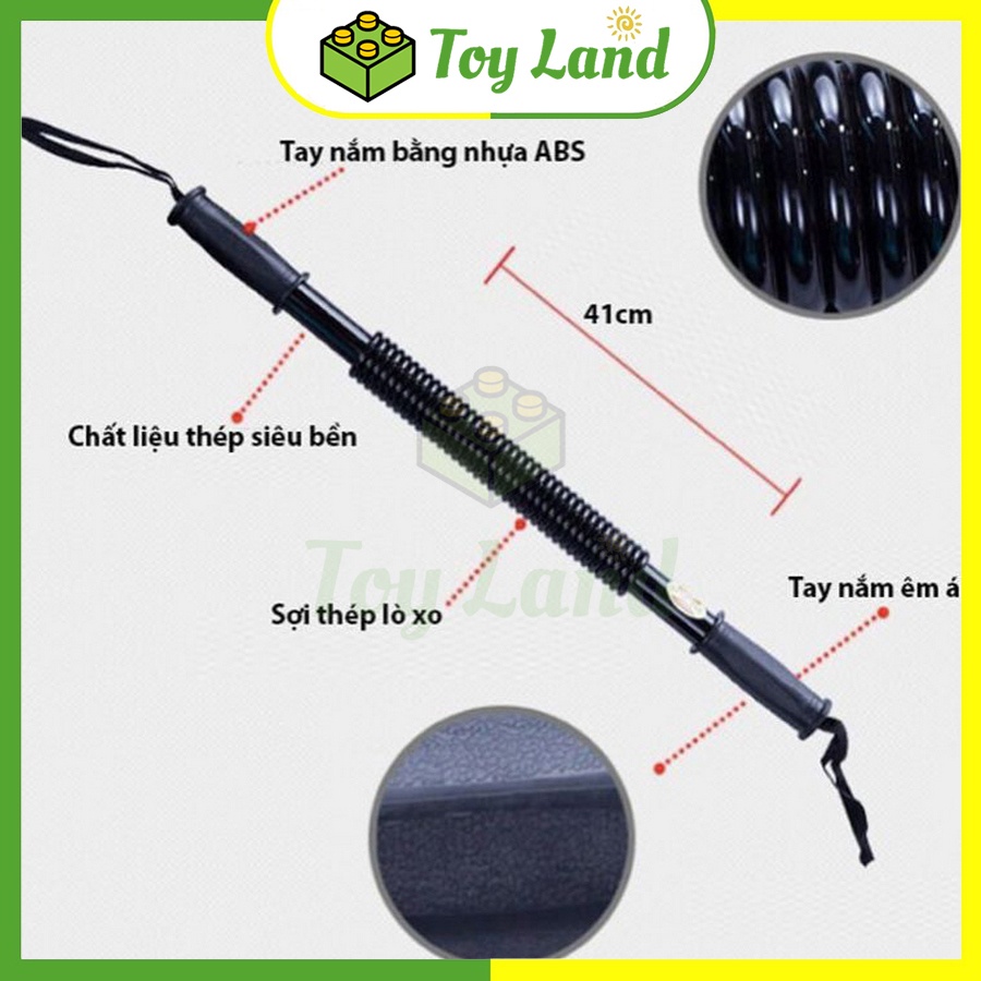 Thanh Gậy Bẻ Lò Xo Tập Cơ Tay Đồ Long Đao Thanh Đòn Bẻ Tay Vai Ngực 30kg 40kg 50kg Tập Gym