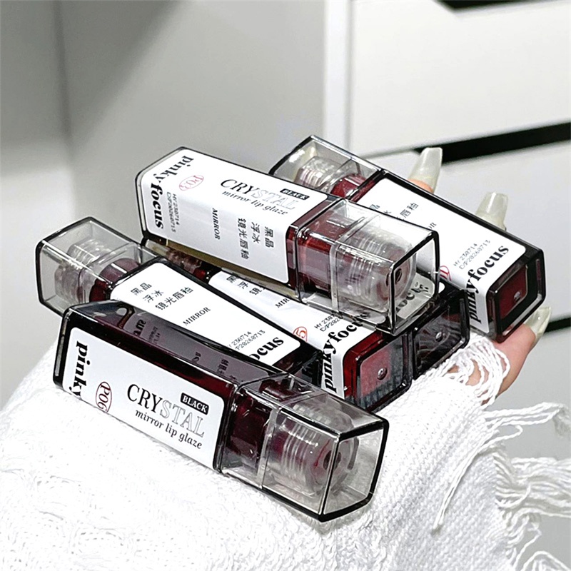 Son Bóng pingkyfocus Màu Trong Suốt Chống Thấm Nước Và Không Phai Màu HB