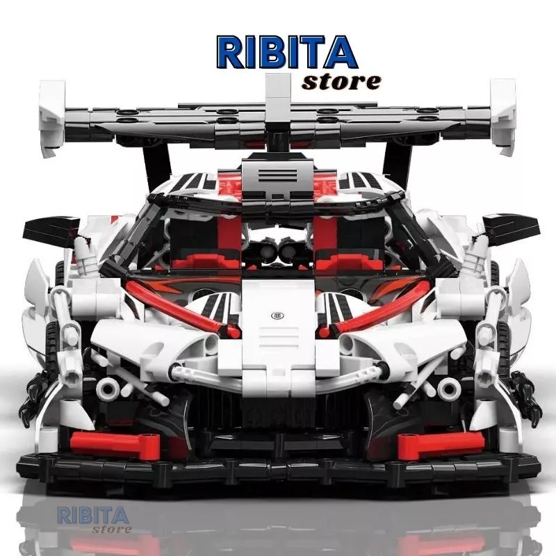 Mô hình lắp ráp kiểu LEGO Siêu xe đua lắp ráp Lamborghini -