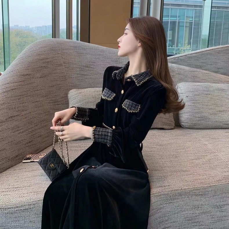 Đầm Nữ Tay Dài Kiểu Dáng Thời Trang Quyến Rũ