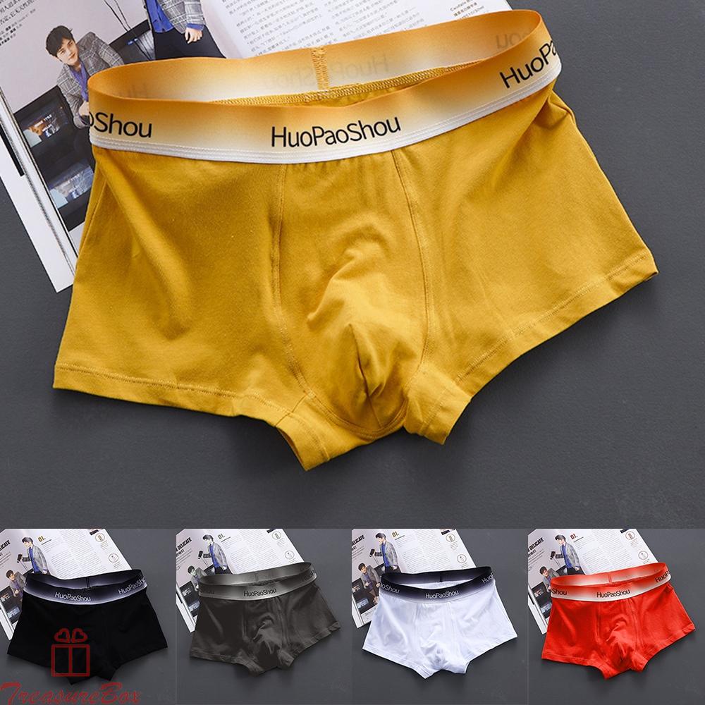 Men's Trendy Sports Underpants with Bulge Pouch and Comfortable Design