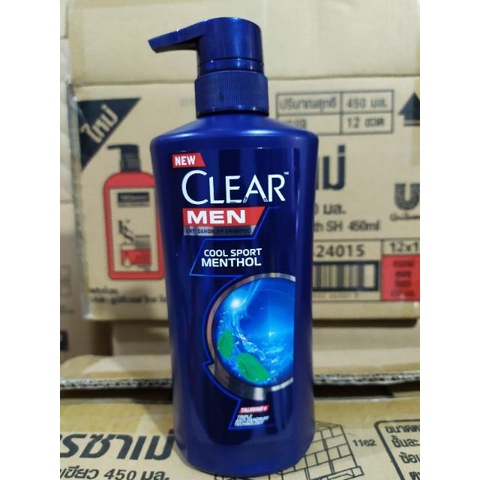 Dầu Gội Clear Men- Bạc Hà 450ml Thái Lan.