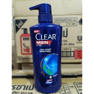 Dầu Gội Clear Men- Bạc Hà 450ml.