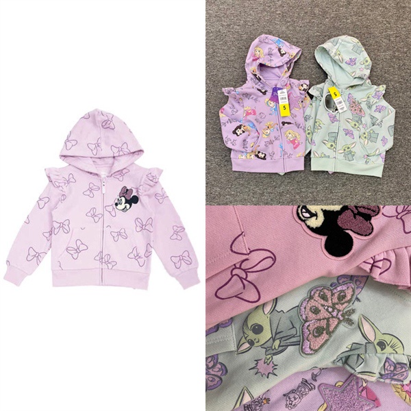 Áo khoác nỉ Disney dư xịn ,Áo Nỉ Bé Gái Disney Junior Minnie Mouse