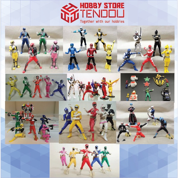 Mô Hình Tĩnh Siêu Nhân Super Sentai Full TeamTặng ô tô