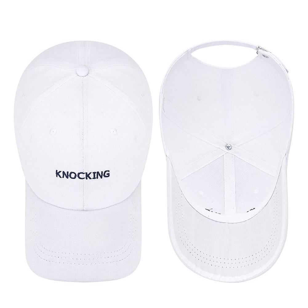 Mũ Lưỡi Trai Màu Trơn Thêu Chữ Thời Trang Hàn Quốc b5t2