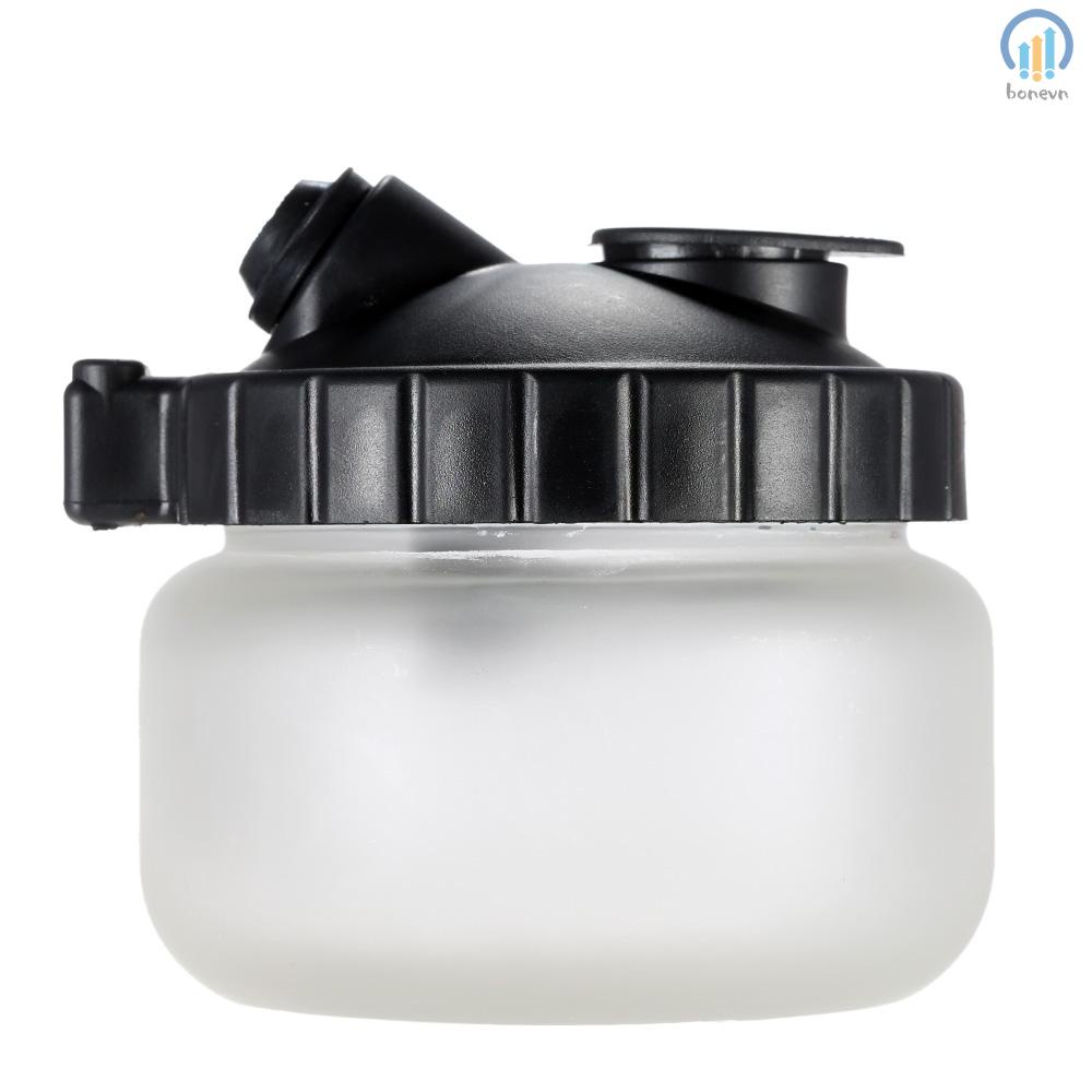 KKmoon Airbrush Cleaning Pot Glass Air Brush Holder Clean Paint Jar Bottle - Professional Manicures Tattoo Supply