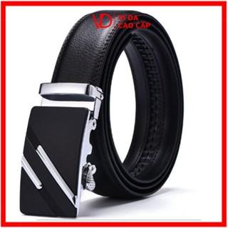 Thắt Lưng Da Nam, dây nịt Khóa Tự Động Cao cấp new [VD Luxury_Ví Da Cao Cấp]