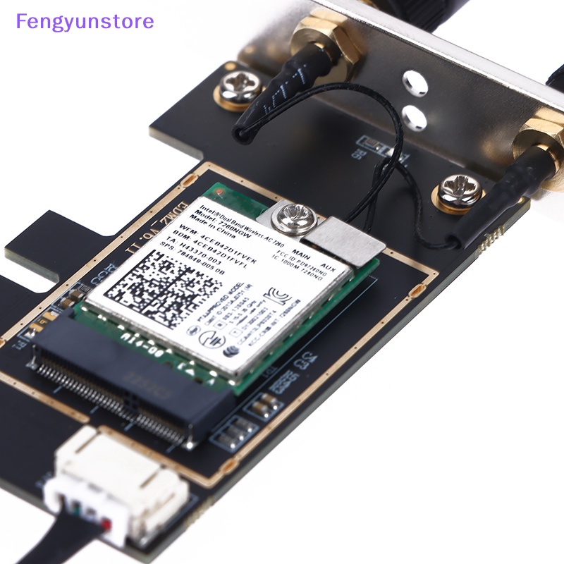 Card wifi Không Dây 2.4g / 5g intel 7260ac Cho Máy Tính Để Bàn pc 1200mbps 4.0