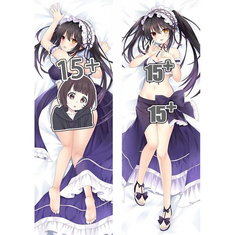 Vỏ Gối In Hình Nhân Vật Hoạt Hình anime date a live tokisaki Kuroli