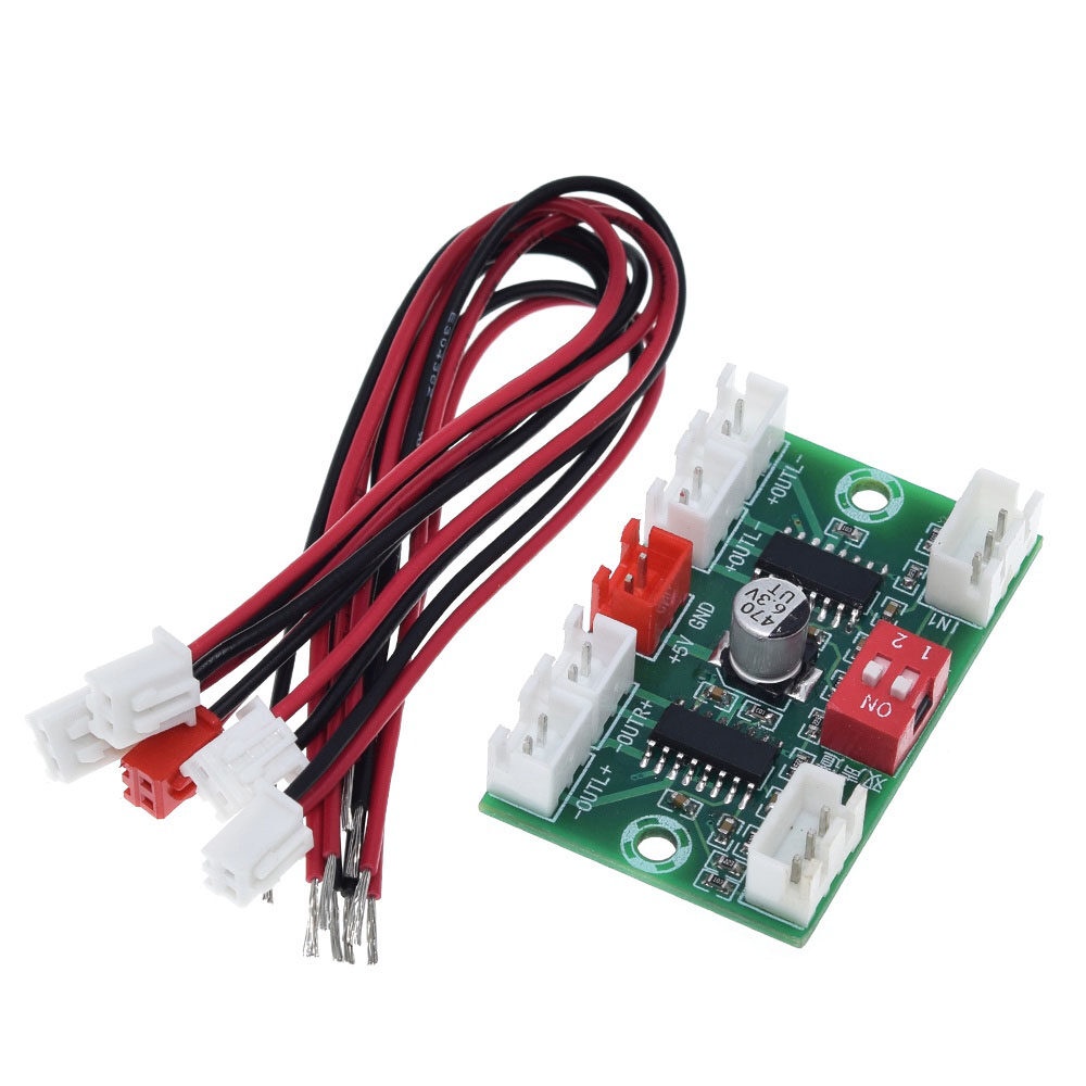 Bảng Khuếch Đại Âm Thanh Kỹ Thuật Số Mini PAM8403 4 Kênh 3W * 4 DC 5V XH-A156 AMP Âm Thanh Nổi Có Dây Cáp Cho Loa