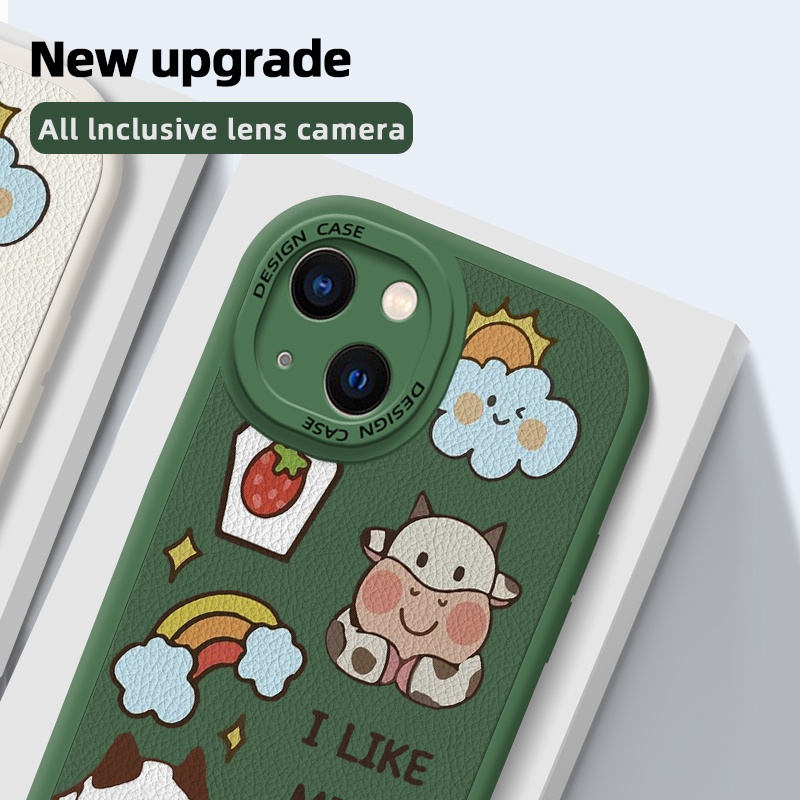 Ốp Điện Thoại Da Bò Silicon Mềm Chống Sốc Cho oppo reno 5 pro 5k 5g reno 4 reno 2 reno 2f reno 2z find x3 lite