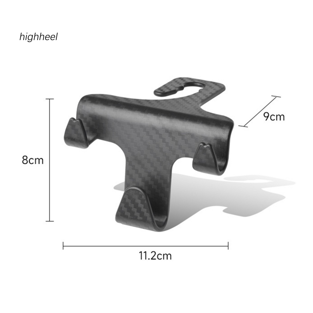 Móc Treo Đồ Rảnh Tay Bằng Sợi carbon Sành Điệu Tiện Lợi Cho Ghế Sau Xe Hơi