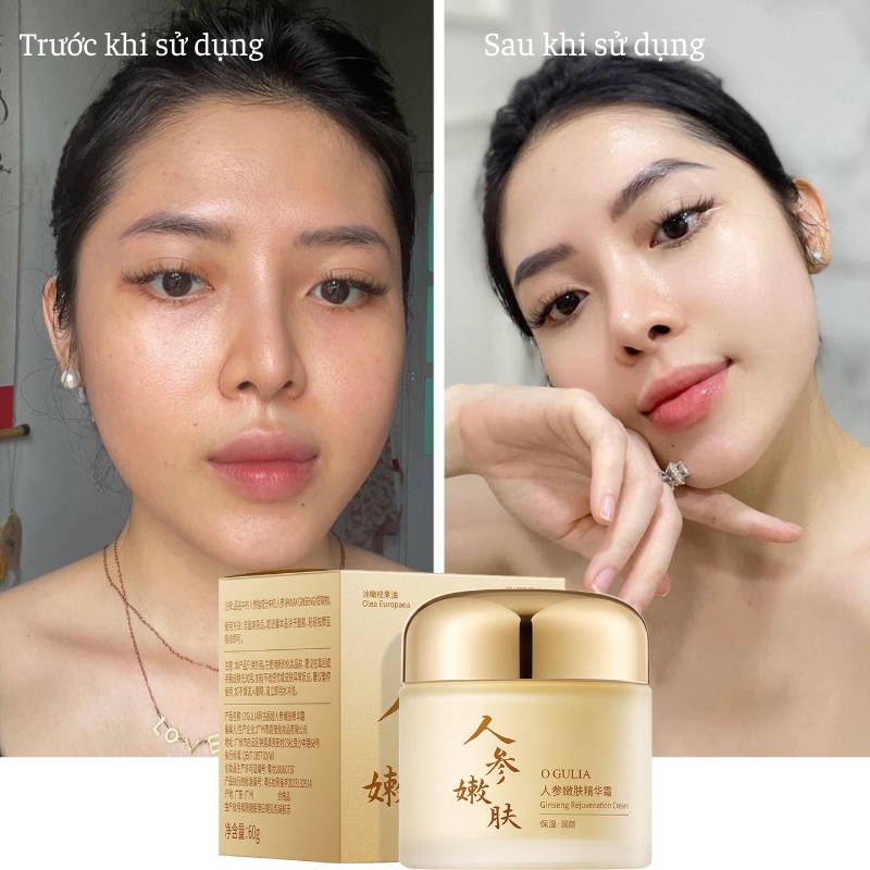 Kem Dưỡng Da Tinh Chất Nhân Sâm O'GULIA Dưỡng Ẩm, Làm Trắng Da, Mờ Nếp Nhăn, Nuôi Dưỡng Và Làm Đều Màu Da, Trẻ Hoá Da