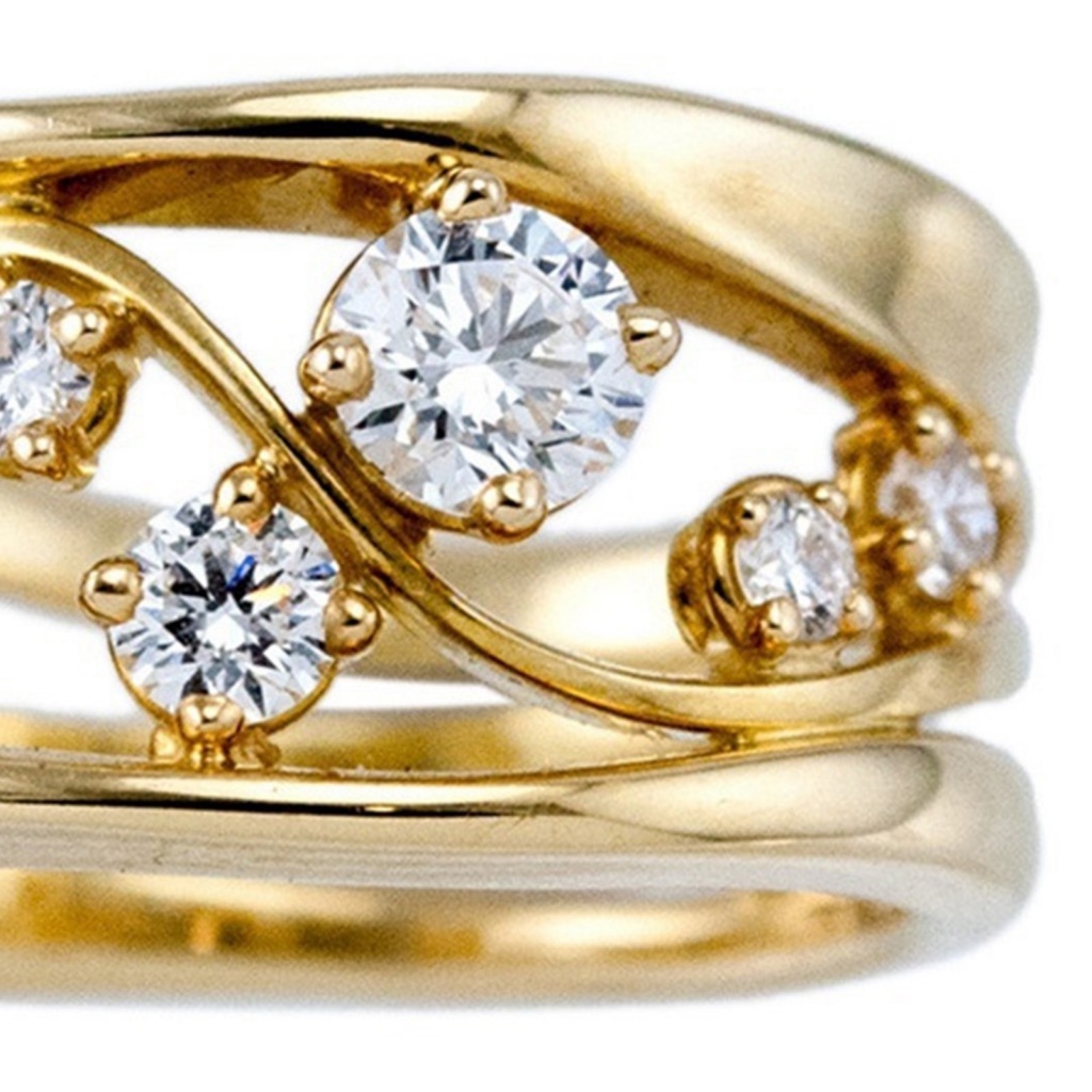 Xia| Nhẫn Bắt Mắt Bằng Hợp Kim Tinh Tế Thời Trang Cho Nữ