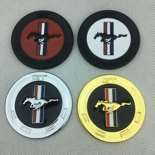 Logo Tròn Bằng Kim Loại 5.5cm Trang Trí Xe Hơi ford mustang gt
