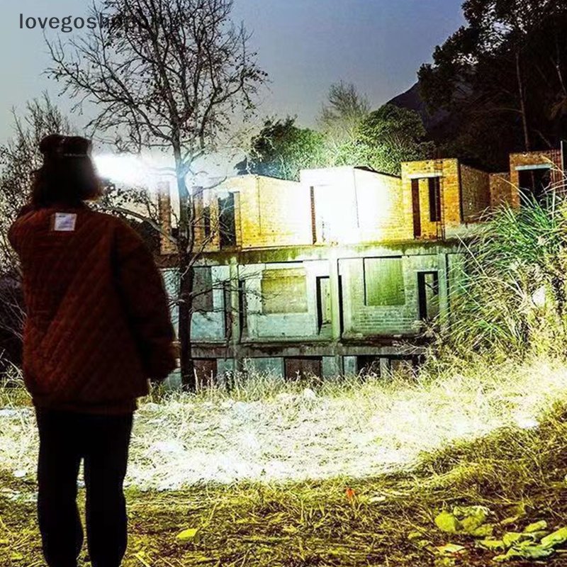 Đèn Pin Đội Đầu Sạc usb Chống Thấm Nước Có Màn Hình Hiển Thị Nguồn Điện vn