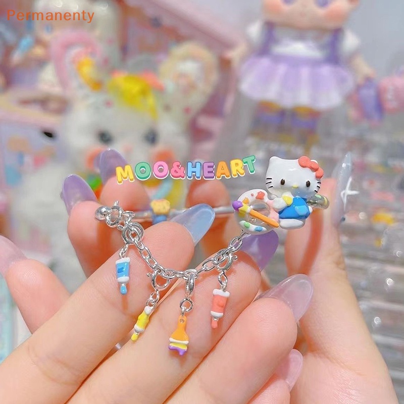 Sanrio Vòng Tay Hở Góc Đơn Giản Sáng Tạo Hình hello kitty Dễ Thương Có Thể Điều Chỉnh Trang Sức Tinh Tế Cho Nữ