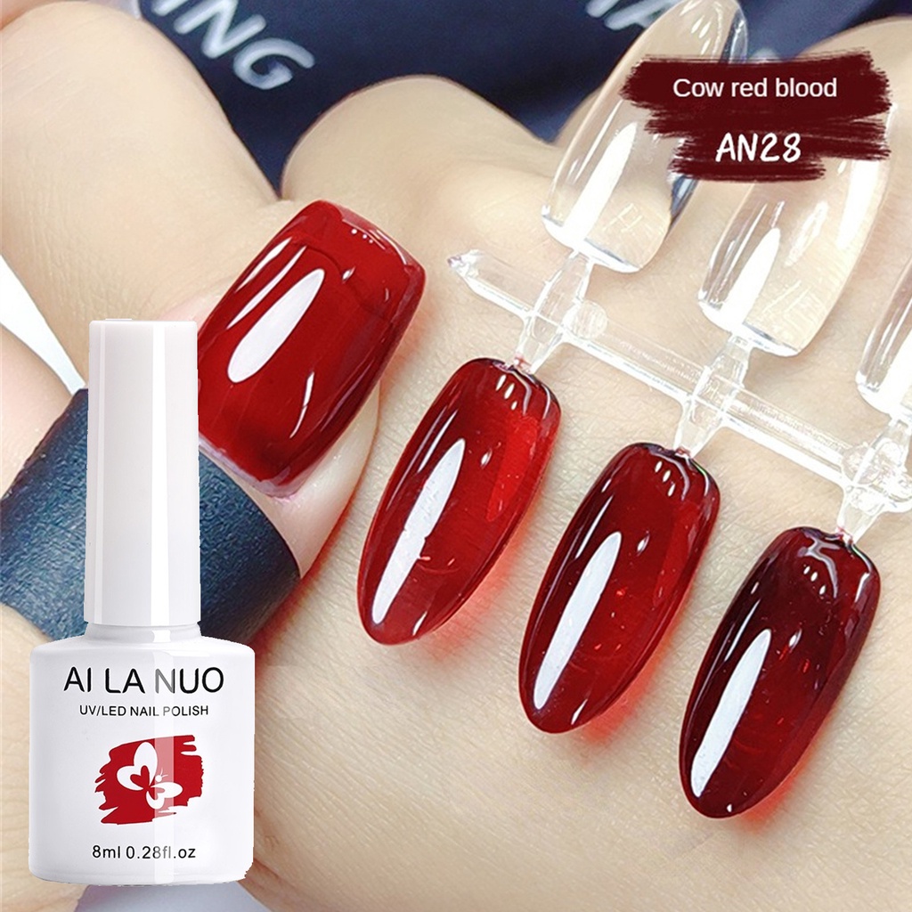 Sơn móng gel mềm UV ANNIES Ailanuo 8g bán vĩnh viễn trang trí nghệ thuật thời trang thu đông