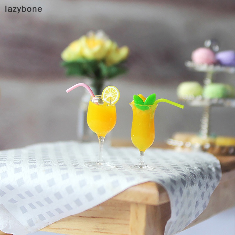 Mô Hình Ly cocktail Mini Trang Trí Nhà Búp Bê 1: 6 / 1: 12