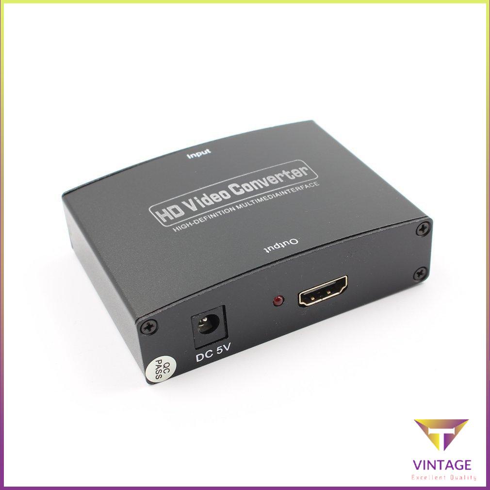 YPBPR To HDMI-compatible Converter AV HDCP Audio