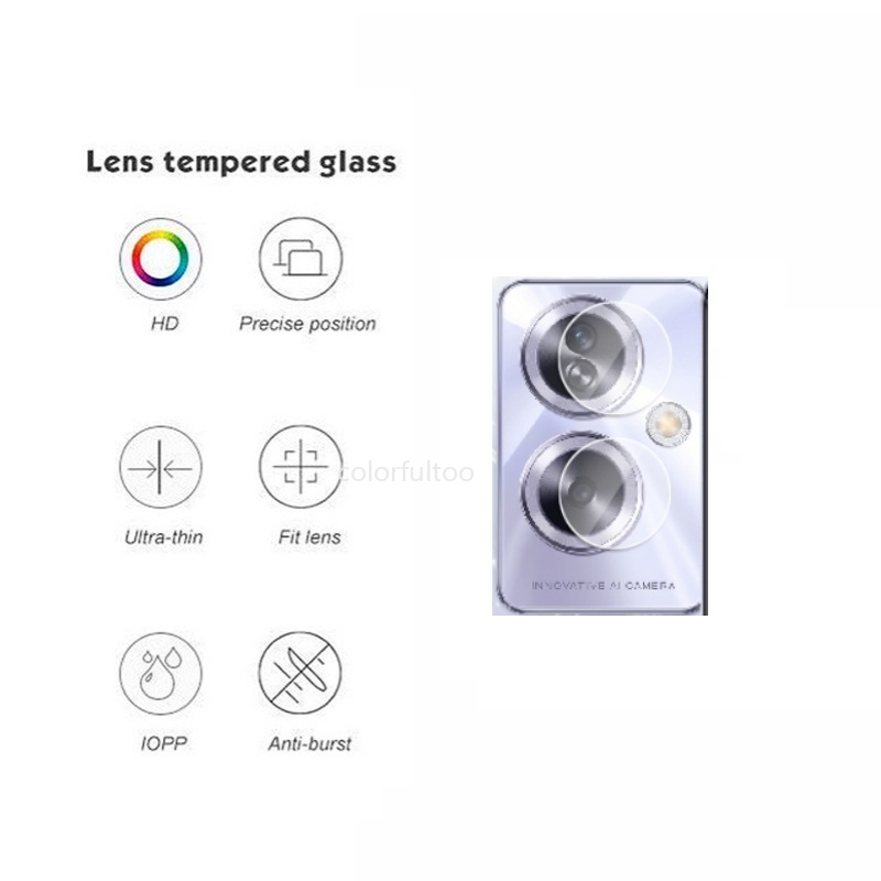 Oppo A79 5G Film 2 IN 1 Screen Protector For Oppo A79 A 79 A18 A38 OppoA18 OppoA79 4G 5G Full Cover 9H HD Tempered Glass Protective Front Film Camera Back Lens Film