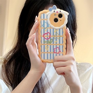 Ốp Điện Thoại Họa Tiết Hoa / Ngôi Sao / Mèo Đơn Giản Xinh Xắn Cho iphone7 7plus 8 8plus xs xr 11 12 13 14 15 pro