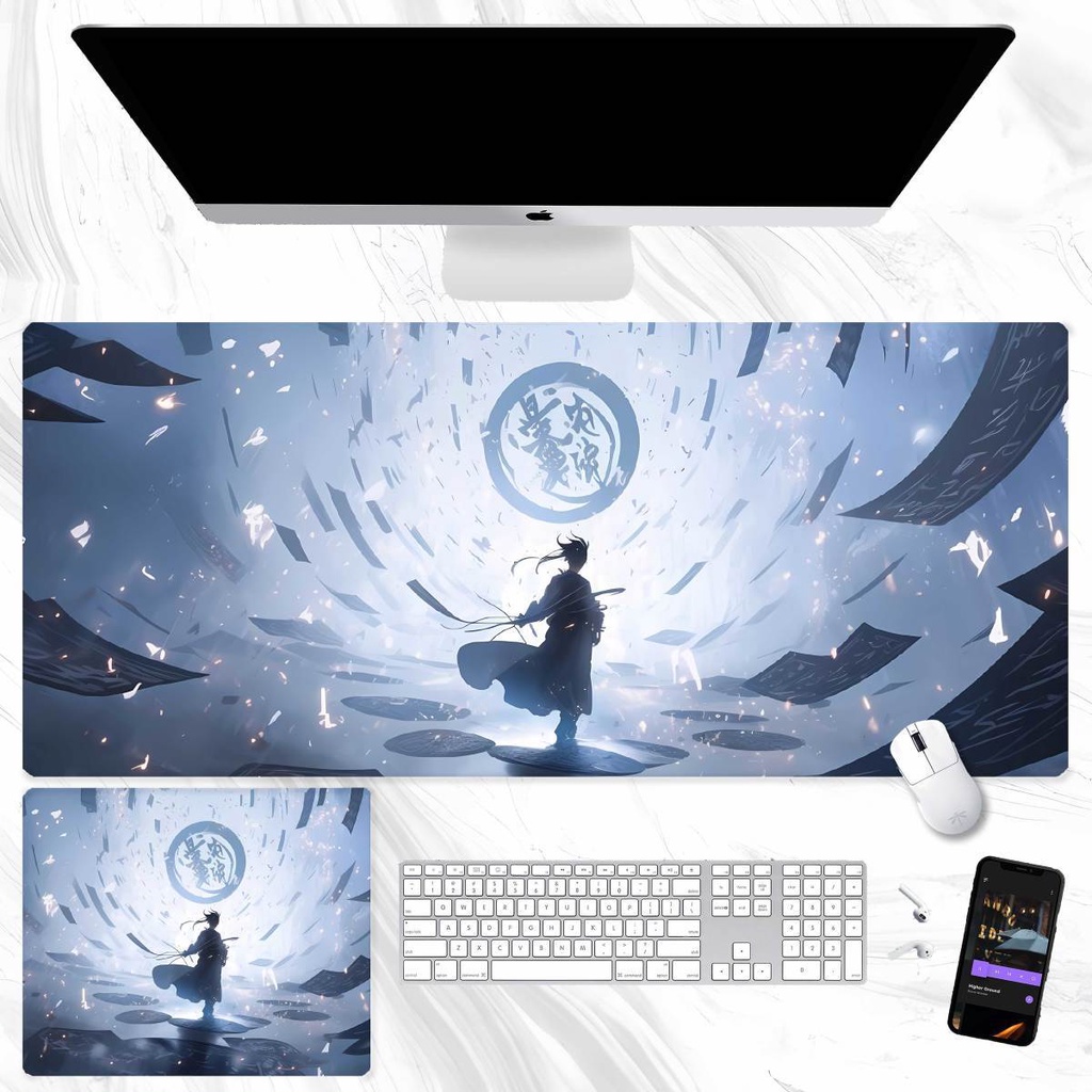 Tấm Lót Chuột Và Bàn Phím Máy Tính In Hình Hoạt Hình anime Trung Quốc Cỡ Lớn Dành Cho Văn Phòng / Ký Túc Xá