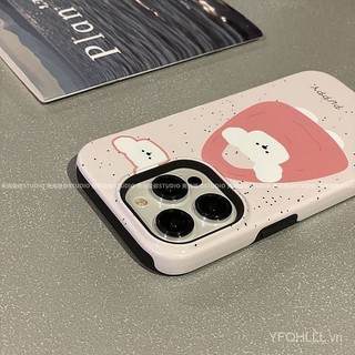 Ốp Điện Thoại In Hình Chú Chó Hoạt Hình Hai Lớp Cho iphone11 12 13 14 15 12promax 13promax 14pro 14promax x xs xr ugmx