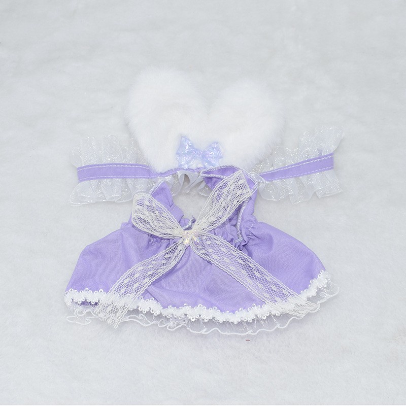 Mới Bộ Áo Liền Quần Vải cotton 15cm Cho Búp Bê