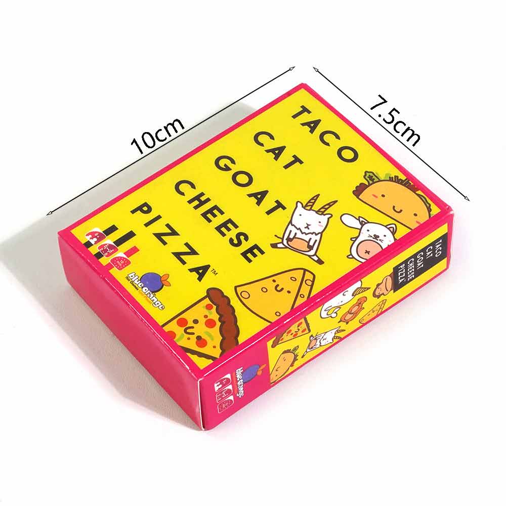 Taco Cat Goat Cheese Pizza Game Card
