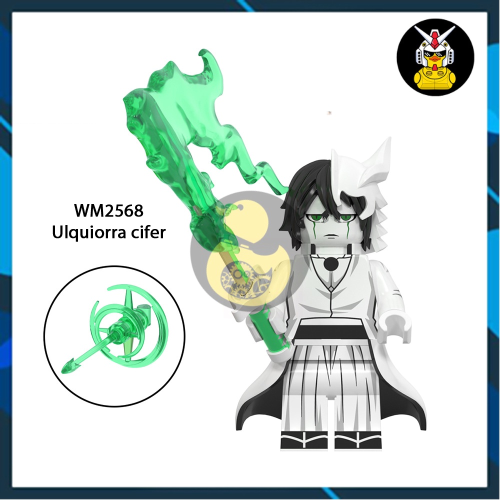 WM6164 Mô Hình Bleach Đồ Chơi Xếp Hình Lắp Ráp Nhân Vật Sứ Mạng Thần Chết Ichigo Kenpachi Cifer Shunsui Yamamoto