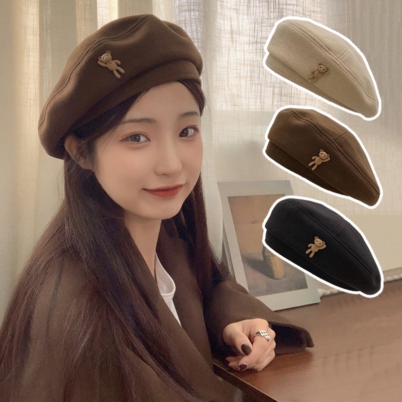 Nón beret Thời Trang Hàn Quốc Cho Nữ