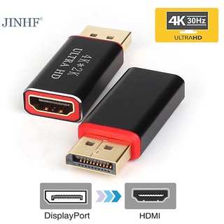 Jinf Dây Cáp Chuyển Đổi Từ Cổng 4k display port Sang hdmi male female dp Sang hdmi