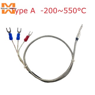 Cáp cảm biến nhiệt độ pt100 0.5m chống thấm nước / dầu / chống ăn mòn
