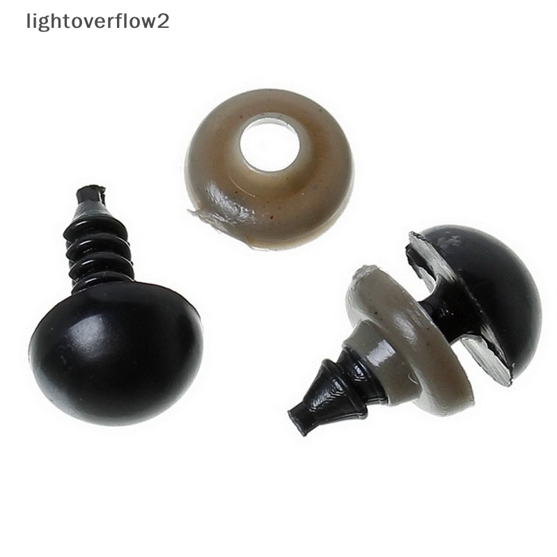Set 100 Mắt Nhựa 6-12mm Cho Búp Bê Thú Nhồi Bông