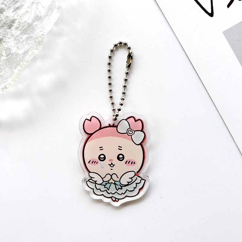 Móc Chìa Khóa Bằng acrylic Họa Tiết Hoạt Hình chiikawa Dễ Thương Bắt Mắt