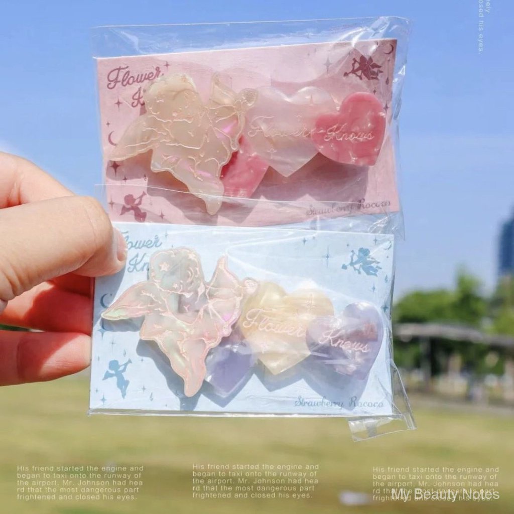 Flower Knows Barrettes Moonlight Mermaid Peripheral Hairpin Good-looking Strawberry Rococo Super Fairy Hot Chocolate Series W1MC