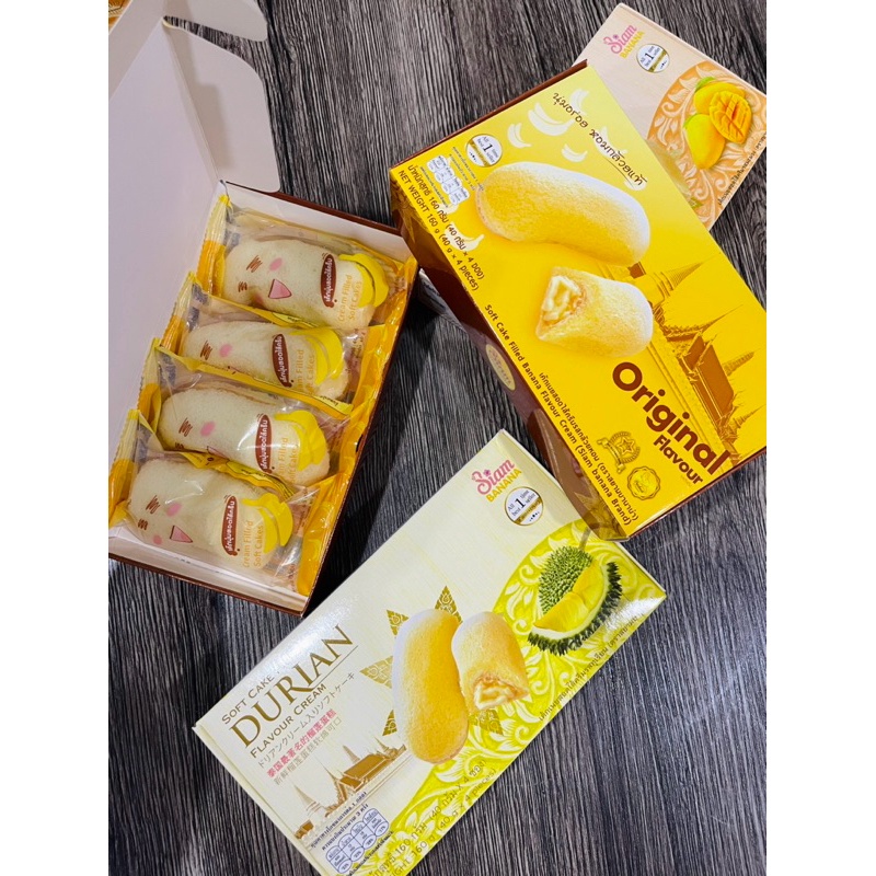 -𝐌𝐨𝐨𝐌𝐨𝐨- bánh chuối thái lan, bánh chuối 711, bánh sầu riêng thái lan, bánh xoài thái lan hộp 4 và 8 cái