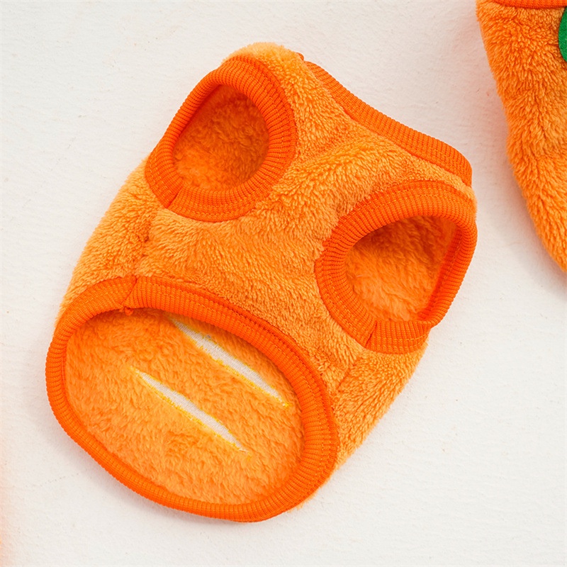 Dễ Thương Áo vest Giữ Ấm Hình Củ Cà Rốt Cho Thú Cưng