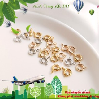 💖Trang sức DIY phụ kiện💖14K mạ vàng giữ màu mùa xuân khóa vòng cổ vòng đeo tay đóng cửa tôm hùm kết nối khóa DIY đồ trang sức thủ công vật liệu