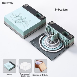 [fnuwtriy] Giấy Ghi Chú Để Bàn 3d diy Sáng Tạo Đa Ứng Dụng Cho Nhà Ở / Văn Phòng Trường Học vn