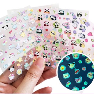 Lotso Cuộn Nhãn Dán Móng acrylic Dập Nổi Họa Tiết sanrio hello kitty 5d