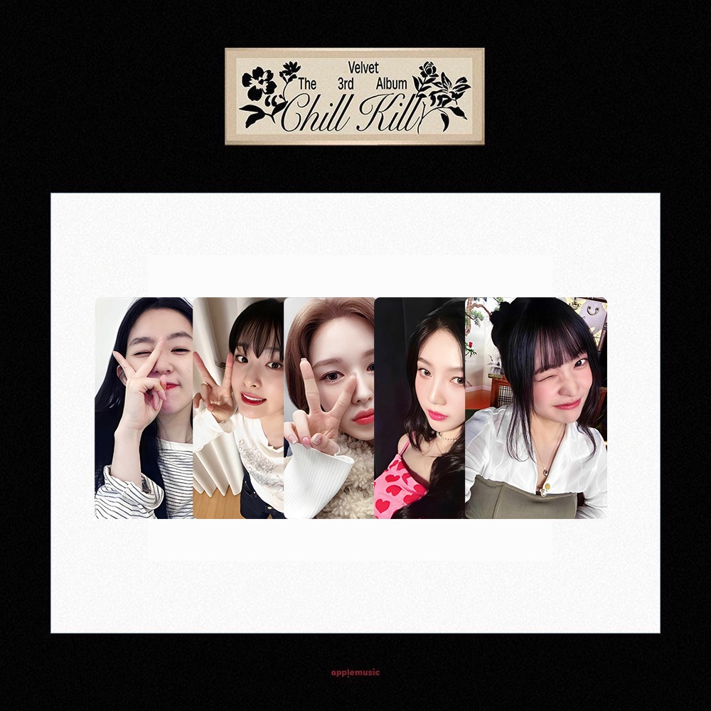 Bộ Sưu Tập Thẻ Bài kpop red velvet chill kill apple