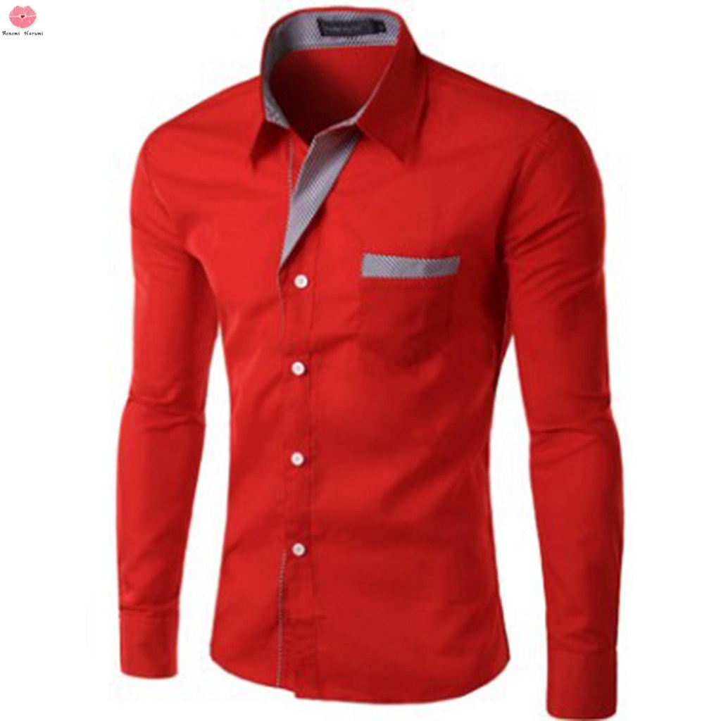 Áo Sơ Mi Nam Dài Tay Dáng Ôm