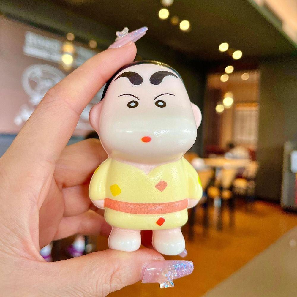 Mmluck Đồ Chơi Bóp Phục Hồi Chậm Làm Từ pu Hình Cậu Bé Bút Chì shin-chan Dễ Thương Dùng Làm Quà Tặng Sinh Nhật
