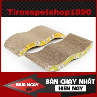 [❌GIÁ SỈ❌] BÀN CÀO LƯỢN SÓNG CAO CẤP CHO THÚ CƯNG SIZE TO ❤️