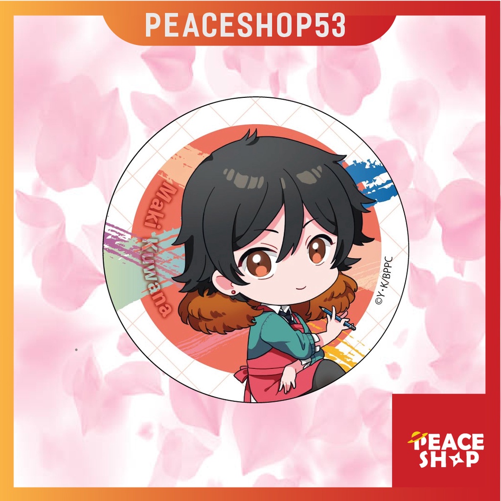 Huy hiệu Blue Period Lấp Lánh Huy Hiệu Anime Blue Period Phụ Kiện Anime Manga Ver 1 HH16