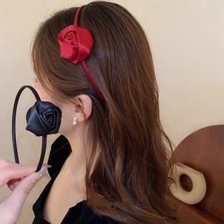 Băng đô cài tóc đính hoa hồng thời trang hàn quốc cho nữ